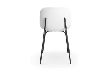 Cesareo Spisestol - Hvit/Svart - Møbler - Stoler - Spisestuestoler & kjøkkenstoler