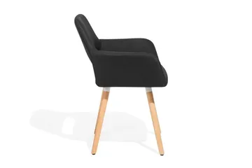 Chicago Stol 2-pk - Svart - Møbler - Stoler - Spisestuestoler & kjøkkenstoler