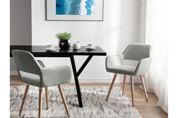 Chicago Stol 2-pk - Grå - Møbler - Stoler - Spisestuestoler & kjøkkenstoler