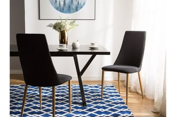 Clayton Stol 2-pk - Svart - Møbler - Stoler - Spisestuestoler & kjøkkenstoler