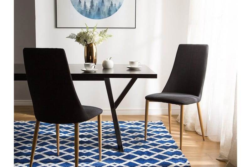 Clayton Stol 2-pk - Svart - Møbler - Stoler - Spisestuestoler & kjøkkenstoler
