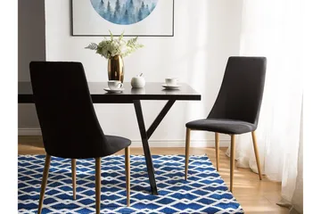 Clayton Stol 2-pk - Svart - Møbler - Stoler - Spisestuestoler & kjøkkenstoler