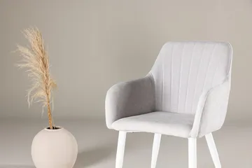 Comfort Armlene Stol - Lys grå - Møbler - Stoler - Spisestuestoler & kjøkkenstoler
