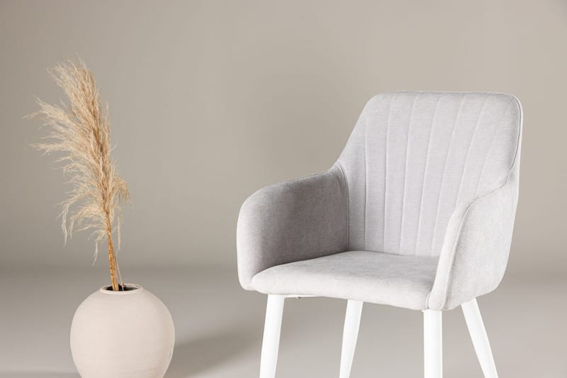 Comfort Armlene Stol - Lys grå - Møbler - Stoler - Spisestuestoler & kjøkkenstoler