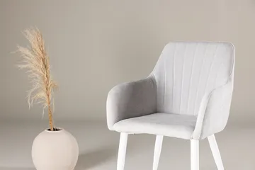Comfort Armlene Stol - Lys grå - Møbler - Stoler - Spisestuestoler & kjøkkenstoler