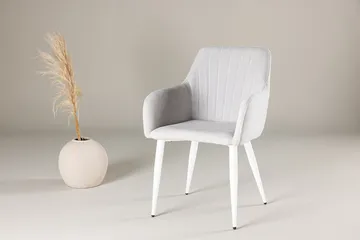 Comfort Armlene Stol - Lys grå - Møbler - Stoler - Spisestuestoler & kjøkkenstoler