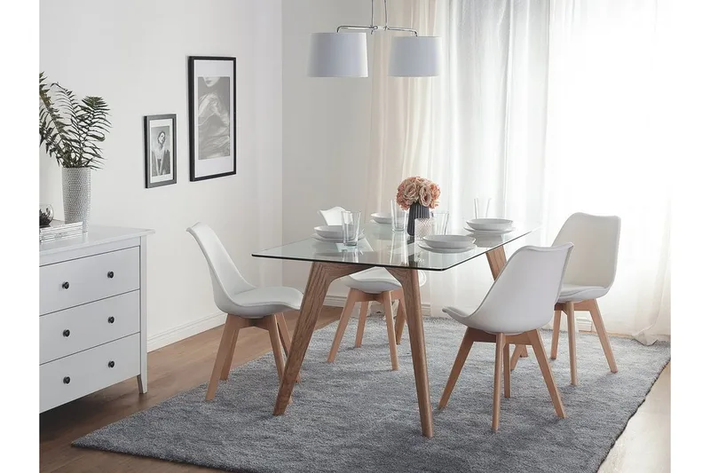 Dakota Stol 2-pk - Hvit - Møbler - Stoler - Spisestuestoler & kjøkkenstoler