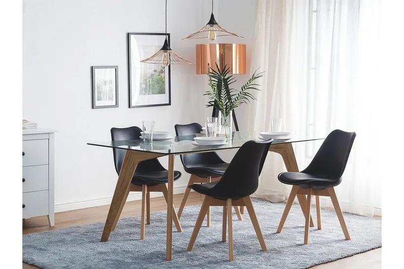 Dakota Stol 2-pk - Svart - Møbler - Stoler - Spisestuestoler & kjøkkenstoler