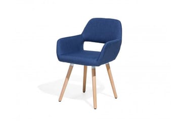 Devlen Stol 2-pk - Blå - Møbler - Stoler - Spisestuestoler & kjøkkenstoler