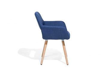 Devlen Stol 2-pk - Blå - Møbler - Stoler - Spisestuestoler & kjøkkenstoler