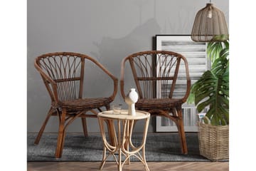 Djuarp Karmstol - Brun - Møbler - Stoler - Spisestuestoler & kjøkkenstoler