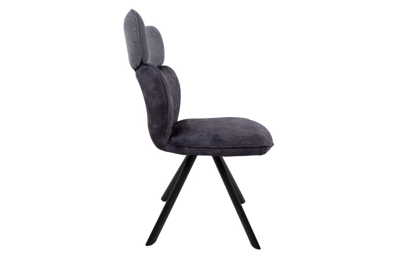 Eddy Chair Mørkegrå fløyel - Møbler - Stoler - Spisestuestoler & kjøkkenstoler