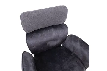 Eddy Stol med armlener Mørkegrå fløyel - Møbler - Stoler - Spisestuestoler & kjøkkenstoler