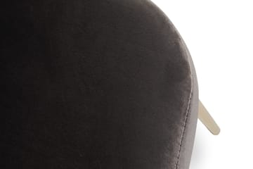 Felipe Spisestol Fløyel - Grå/Gull - Møbler - Stoler - Spisestuestoler & kjøkkenstoler