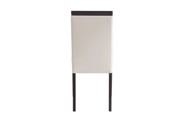 Femie Spisestol 2-pk Kunstlær - Beige / Mørkt tre - Møbler - Stoler - Spisestuestoler & kjøkkenstoler