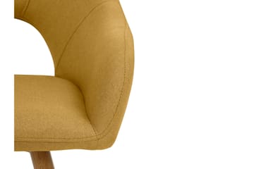 Galene Karmstol - Gul - Møbler - Stoler - Spisestuestoler & kjøkkenstoler