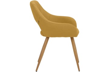 Galene Karmstol - Gul - Møbler - Stoler - Spisestuestoler & kjøkkenstoler
