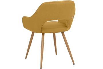 Galene Karmstol - Gul - Møbler - Stoler - Spisestuestoler & kjøkkenstoler