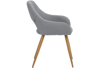 Galene Karmstol - Lys grå - Møbler - Stoler - Spisestuestoler & kjøkkenstoler