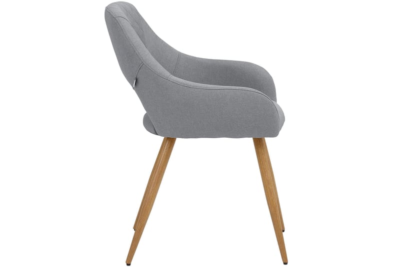 Galene Karmstol - Lys grå - Møbler - Stoler - Spisestuestoler & kjøkkenstoler