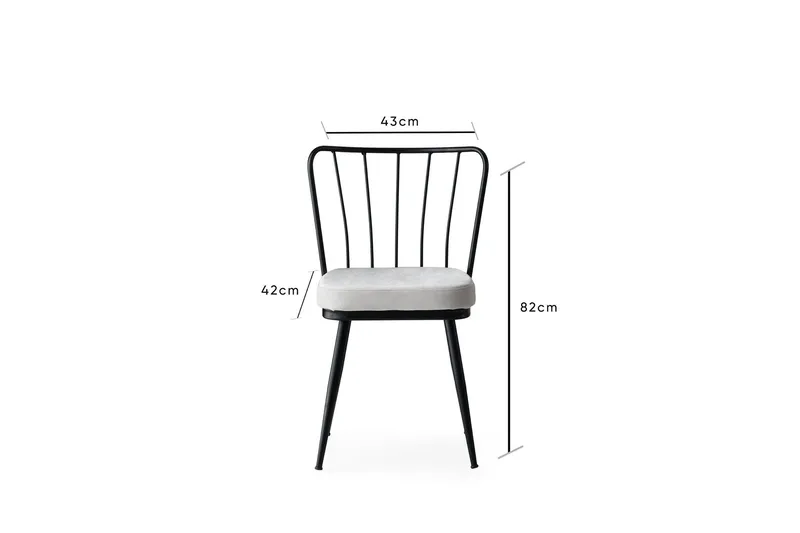 Geeknoll Spisestol - Svart - Møbler - Stoler - Spisestuestoler & kjøkkenstoler