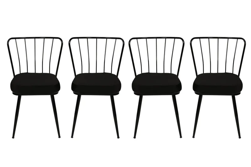 Geeknoll Spisestol - Svart - Møbler - Stoler - Spisestuestoler & kjøkkenstoler