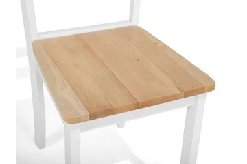 Georgia Stol 2-pk - Hvit - Møbler - Stoler - Spisestuestoler & kjøkkenstoler