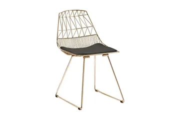 Harlan Stol 2-pk - Gull - Møbler - Stoler - Spisestuestoler & kjøkkenstoler