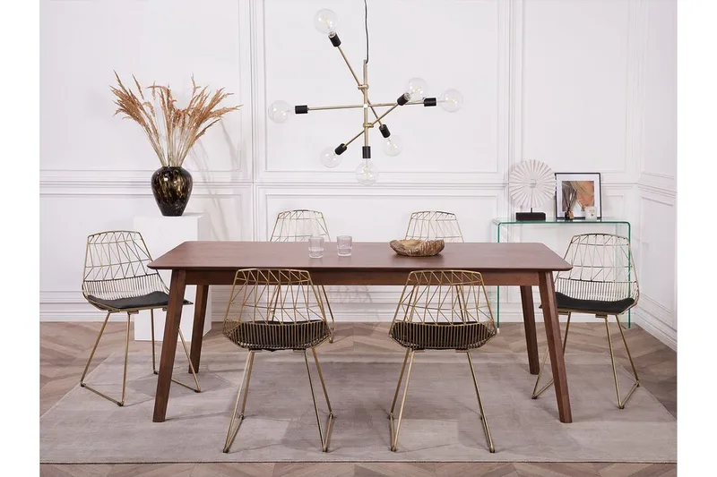 Harlan Stol 2-pk - Gull - Møbler - Stoler - Spisestuestoler & kjøkkenstoler