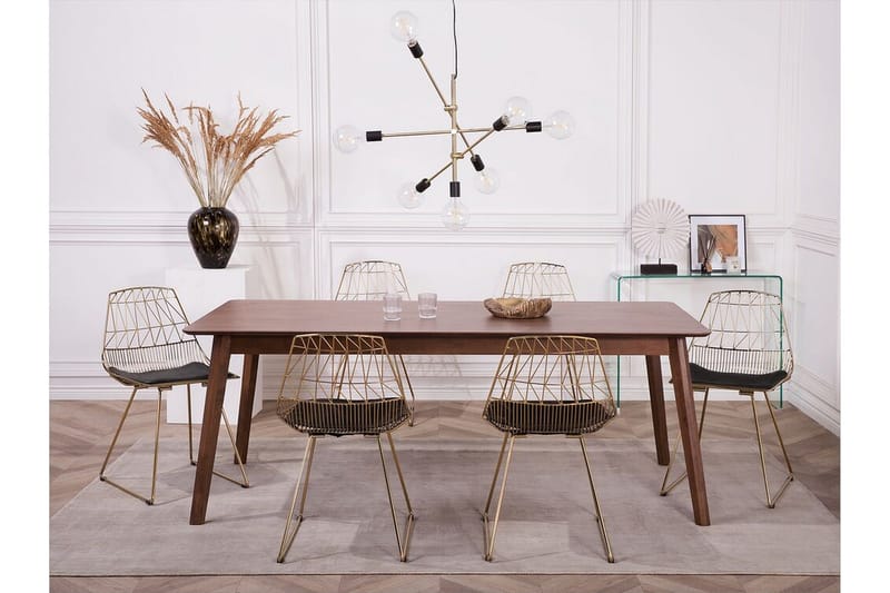 Harlan Stol 2-pk - Gull - Møbler - Stoler - Spisestuestoler & kjøkkenstoler