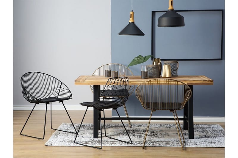 Harlan Stol 2-pk - Svart - Møbler - Stoler - Spisestuestoler & kjøkkenstoler