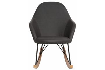 Hetton Gyngestol Kunstlær - Gr å - Møbler - Barnemøbler - Barnestol - Gynestol barn