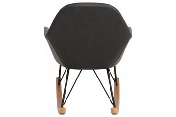 Hetton Gyngestol Kunstlær - Grå - Møbler - Barnemøbler - Barnestol - Gynestol barn