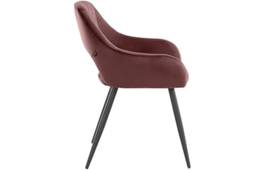 Kadirah Karmstol - Rosa - Møbler - Stoler - Spisestuestoler & kjøkkenstoler