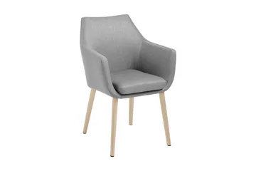 Karmstol Esenurt - Grå - Møbler - Stoler - Spisestuestoler & kjøkkenstoler