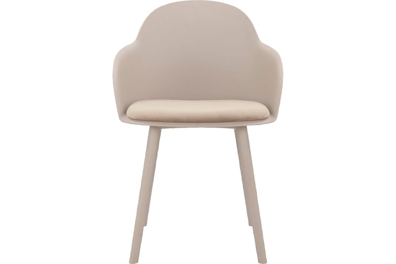 Karmstol Kaella - Beige - Møbler - Stoler - Spisestuestoler & kjøkkenstoler