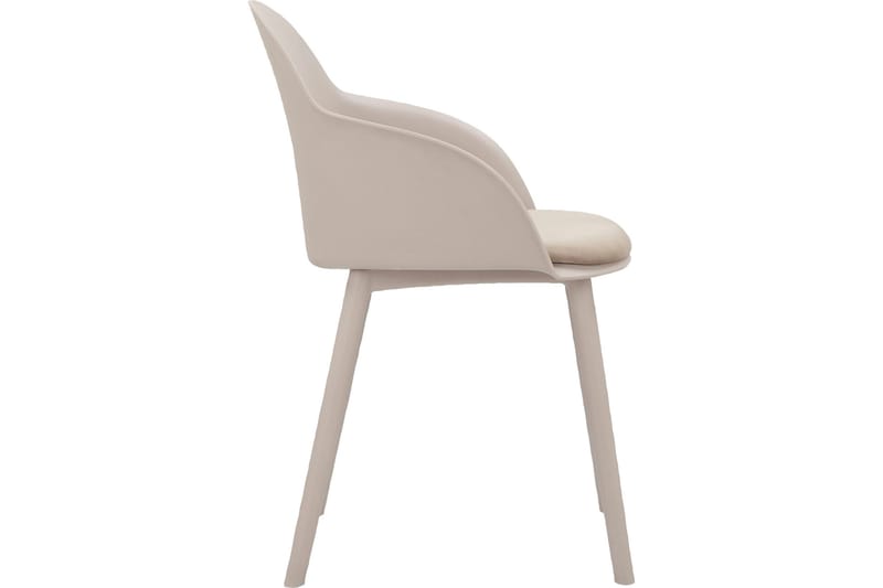 Karmstol Kaella - Beige - Møbler - Stoler - Spisestuestoler & kjøkkenstoler