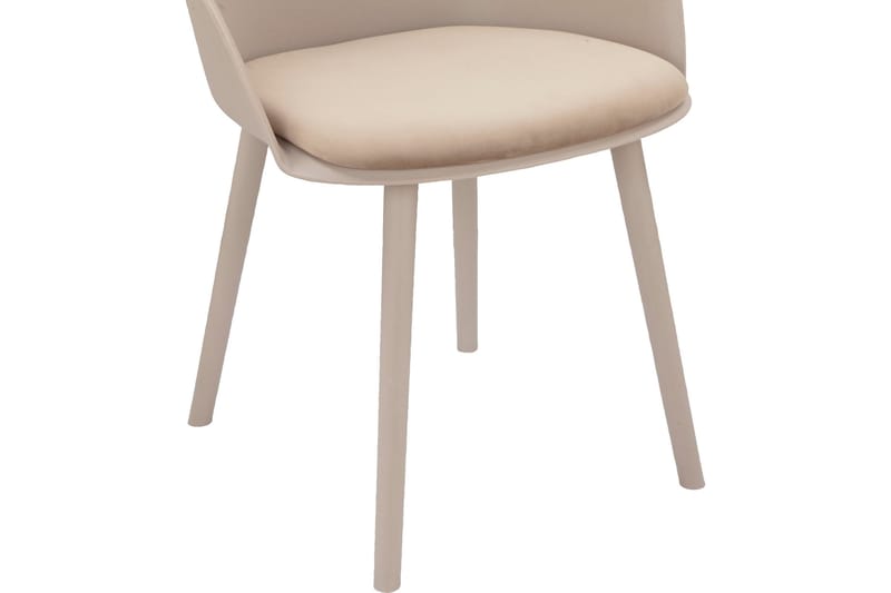 Karmstol Kaella - Beige - Møbler - Stoler - Spisestuestoler & kjøkkenstoler