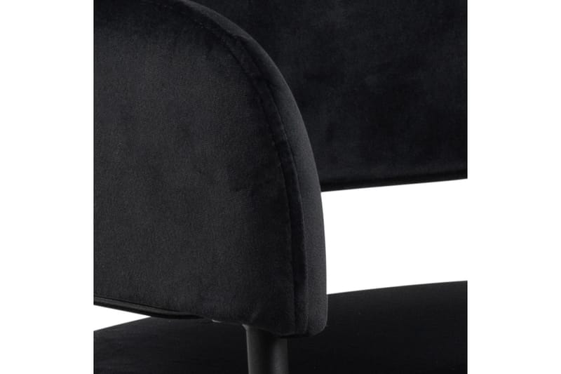 Karmstol Orven - Svart/Matt Svart - Møbler - Stoler - Spisestuestoler & kjøkkenstoler