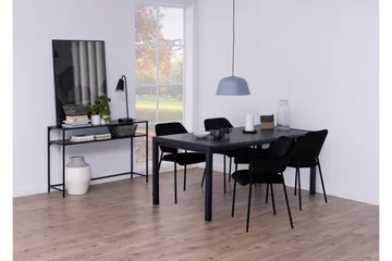 Karmstol Orven - Svart/Matt Svart - Møbler - Stoler - Spisestuestoler & kjøkkenstoler