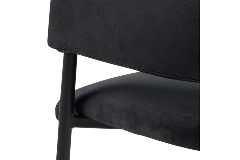 Karmstol Orven - Svart/Matt Svart - Møbler - Stoler - Spisestuestoler & kjøkkenstoler