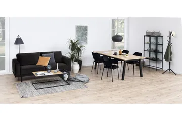 Karmstol Orven - Svart/Matt Svart - Møbler - Stoler - Spisestuestoler & kjøkkenstoler