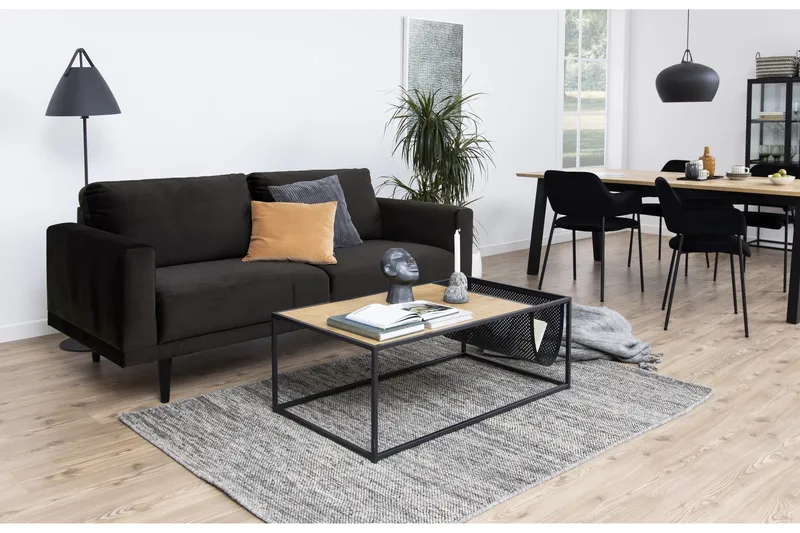 Karmstol Orven - Svart/Matt Svart - Møbler - Stoler - Spisestuestoler & kjøkkenstoler