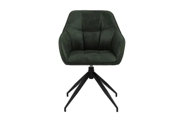 Karmstol Weatherly Eddekoppben - Grønn/Matt Svart - Møbler - Stoler - Spisestuestoler & kjøkkenstoler