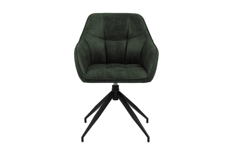 Karmstol Weatherly Eddekoppben - Grønn/Matt Svart - Møbler - Stoler - Spisestuestoler & kjøkkenstoler