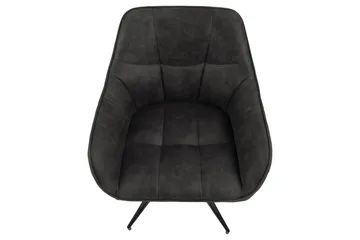 Karmstol Weatherly Eddekoppben - Mørkegrå/Matt Svart - Møbler - Stoler - Spisestuestoler & kjøkkenstoler