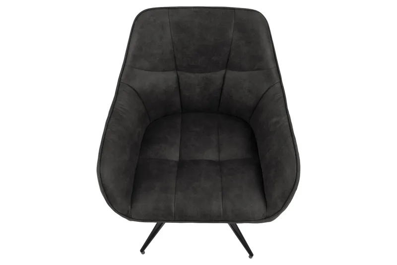 Karmstol Weatherly Eddekoppben - Mørkegrå/Matt Svart - Møbler - Stoler - Spisestuestoler & kjøkkenstoler