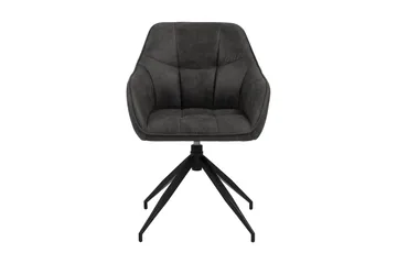 Karmstol Weatherly Eddekoppben - Mørkegrå/Matt Svart - Møbler - Stoler - Spisestuestoler & kjøkkenstoler