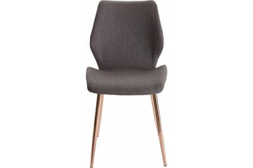 Kaspars Kjøkkenstol 2-pk - Antrasitt/Metall - Møbler - Stoler - Spisestuestoler & kjøkkenstoler