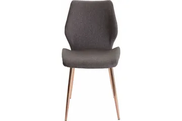 Kaspars Kjøkkenstol 2-pk - Antrasitt/Metall - Møbler - Stoler - Spisestuestoler & kjøkkenstoler